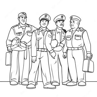 Omalovanka Bensona Vedouciho Posadku 95666-34821