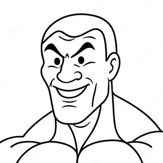 Omalovanka Vtipne Tvare Muscle Mana 95667-34826