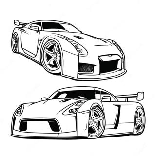 Omalovanka Sportovniho Auta Gtr 95690-34836