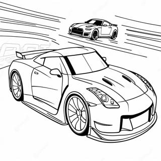 Omalovanka Rychleho Zavodniho Auta Gtr 95691-34838