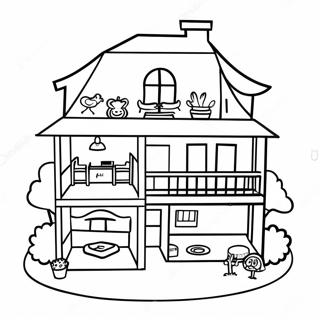 Roztomila Omalovanka Papiroveho Domecku Toca Boca 95820-34941