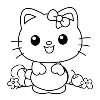 Roztomila Hello Kitty S Krutou Omalovanka 96077-35140