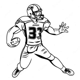 Omalovanka Hrace Seahawks V Akci 96491 35460