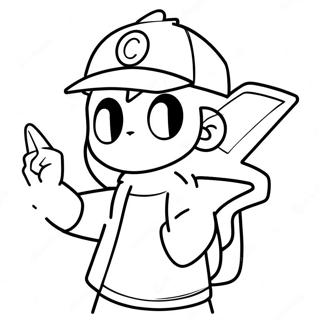 Omalovanky Ash Ketchum S Pikachu 96594-35537