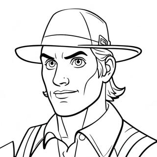 Omalovanky Odhodlaneho Ashe V Jeho Cepici 96597 35551