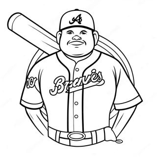 Atlanta Braves Omalovánky