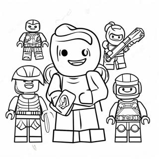 Omalovanka Barevni Lego Fortnite Postavy 97571 36465