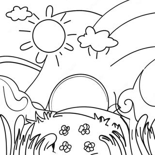 Omalovanka Slunecna Modra Obloha 97621 36594