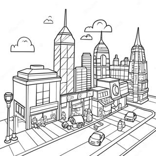 Omalovanka Lego City 97724 36579