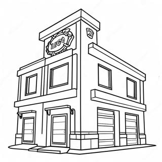 Omalovanka Hasicske Stanice Lego City 97727-36682