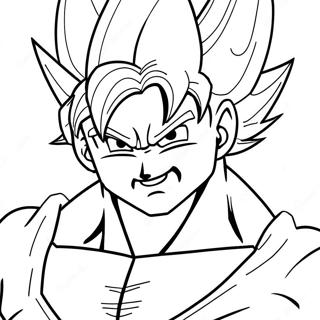 Super Saiyan Goku Omalovánky