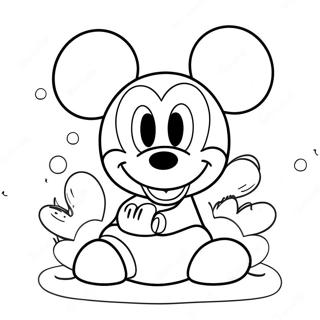 Omalovanka Mickey Mouse Narozeninova 98777-37535