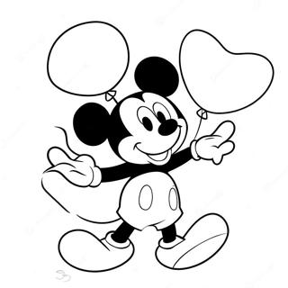 Omalovanka Mickey Mouse S Balonky 98781-37551