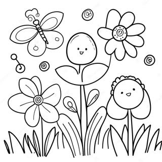 Omalovanka Podivnych Zahradnich Kvetin 99703 38455