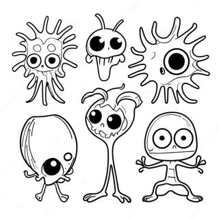 Omalovanka Strasidelnych Bytosti Tim Burton 99782 38522