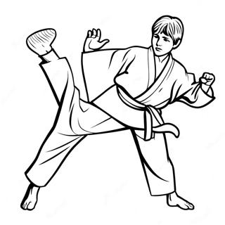 Omalovanka Karate Kid V Akci 99986-38669